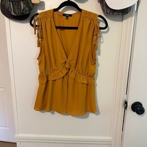 Mustard Sleeveless Top